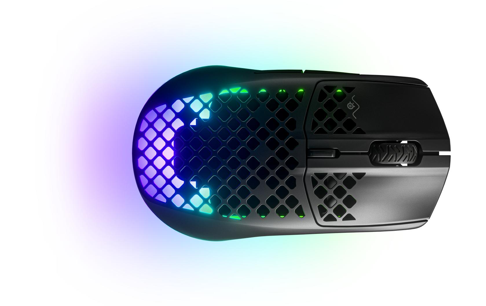Steelseries Aerox 3 Wireless Gaming-Maus – kabellos, 1000 Hz, 6 Tasten, für Rechtshänder, schwarz