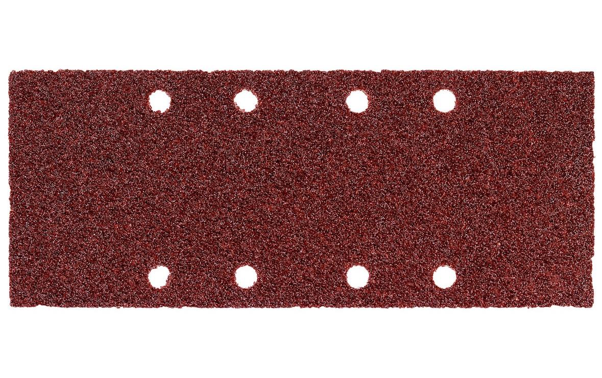 Metabo Schleifblätter 230 × 93 mm – für Holz – 10 Stk – P60–P240, 8 Löcher