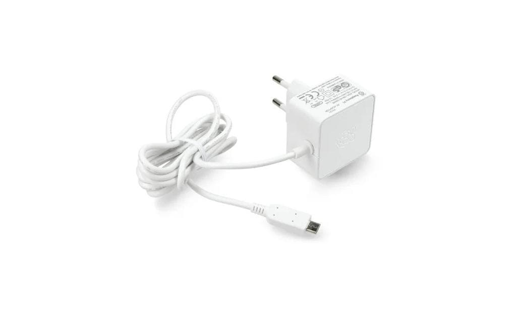 Raspberry Pi Pi0 Netzteil 12 W – Micro-USB 5,1 V/2,5 A – für Raspberry Pi Zero – weiss