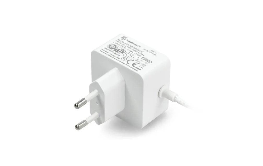Raspberry Pi Pi0 Netzteil 12 W – Micro-USB 5,1 V/2,5 A – für Raspberry Pi Zero – weiss