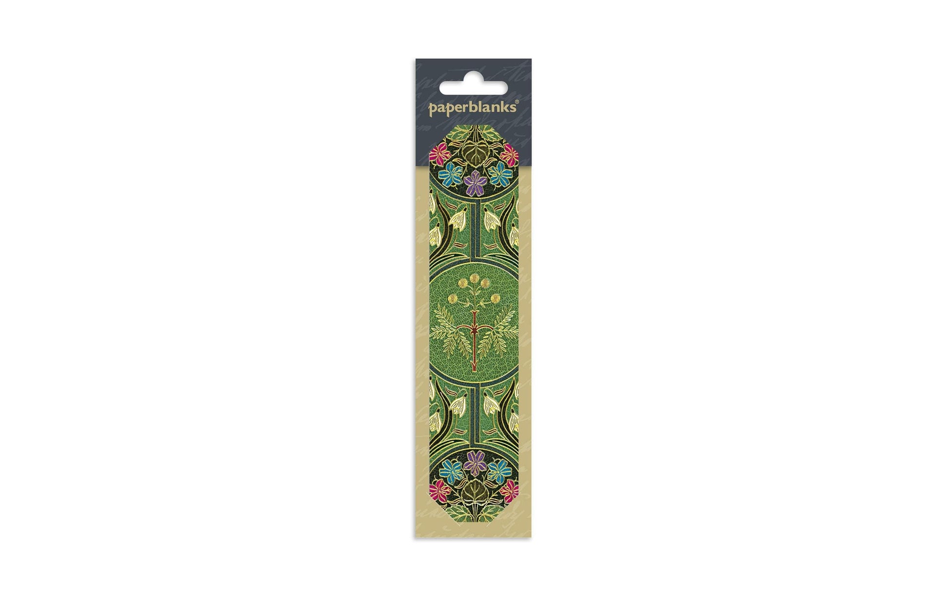 Paperblanks PA8154-8 – Lesezeichen, hart, Papier, Blühende Poesie, 40 × 185 mm, 1er Set