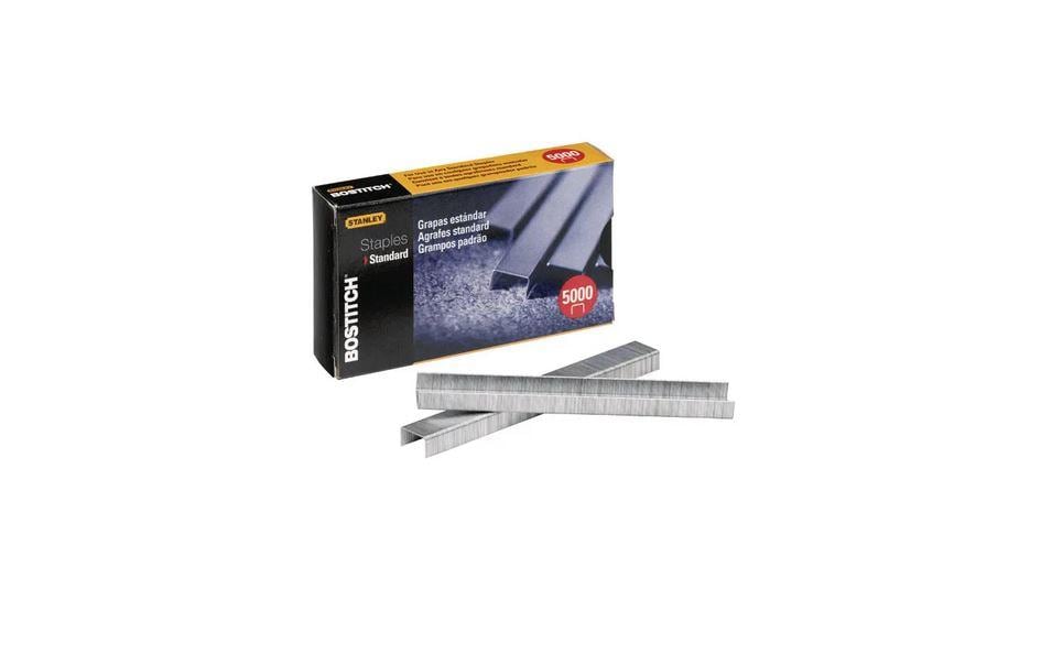Bostitch Heftklammern – 6 mm – Metall, silber – 5000 Stk.