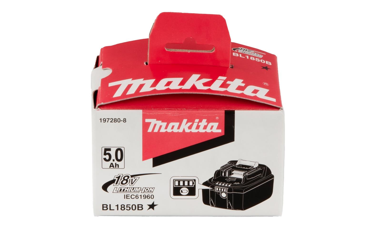 Makita Akku 18 V 5 Ah (90 Wh) – für Makita LXT – mit LED-Anzeige