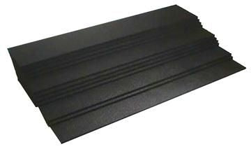 Brodit Montagezubehör, 80×420 mm, 4×120×420 mm, 2×160×420 mm, 1×200×420 mm, ABS, 3 mm, Schwarz
