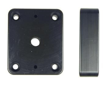 Brodit Montageplatte – AMPS-Befestigung, 42 × 50 × 14 mm