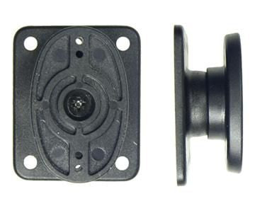 Brodit Kipp-Schwenk Oval Zentriert – Auto-Halterung – Vorgebohrte Frontplatte, verstellbar 20°, AMPS-Befestigung
