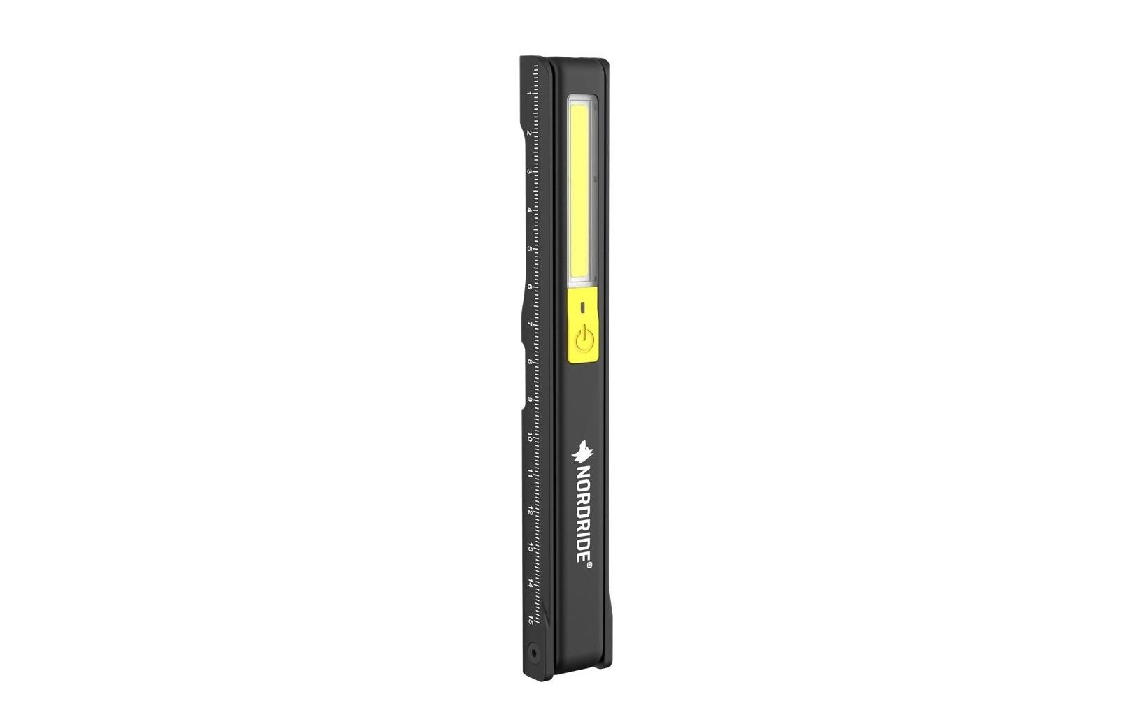 Nordride Handl Flex Taschenlampe – 200 lm, IP54, 600 mAh Akku, USB-C, Magnet – Schwarz