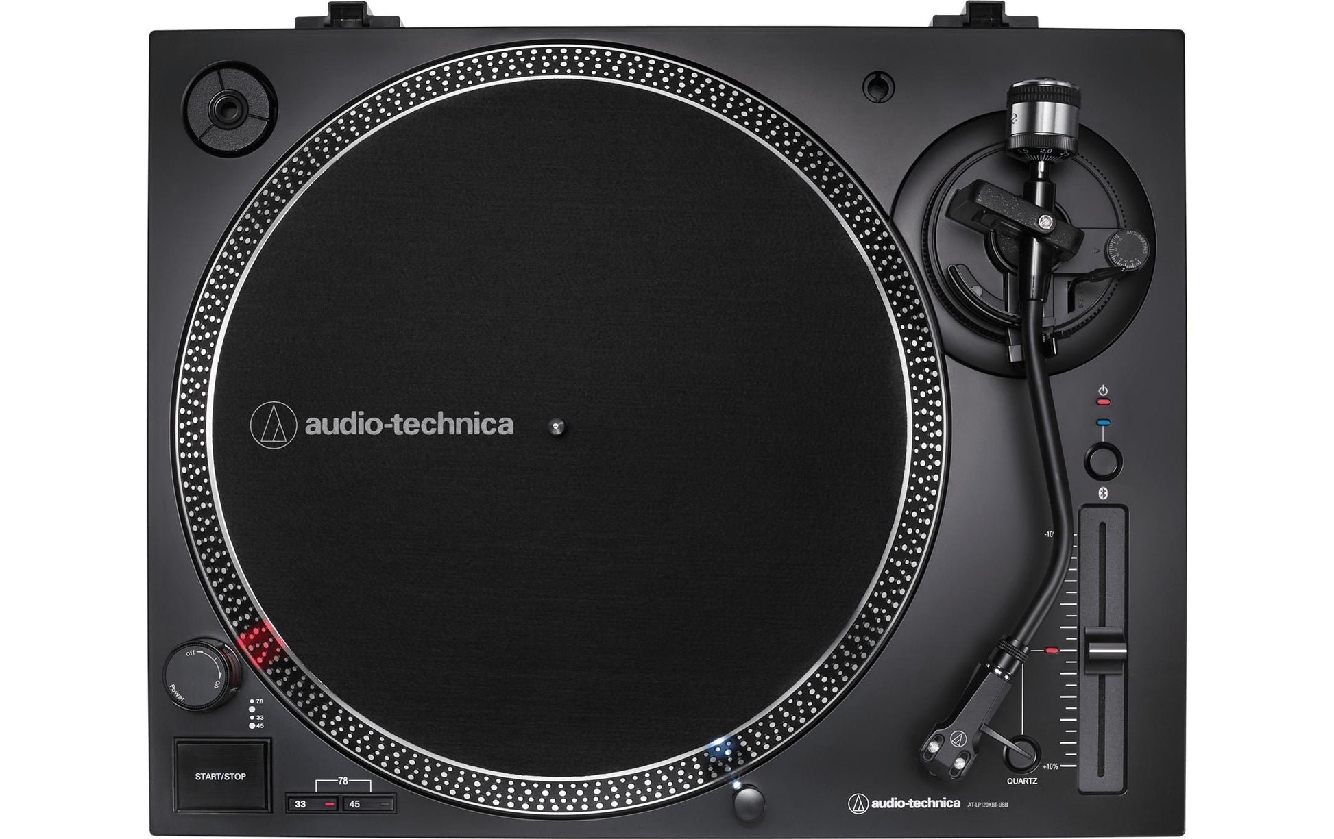 Audio-Technica AT-LP120XBTUSBBK – Plattenspieler – Stationär – USB, Phono-Vorverstärker, Bluetooth – Schwarz
