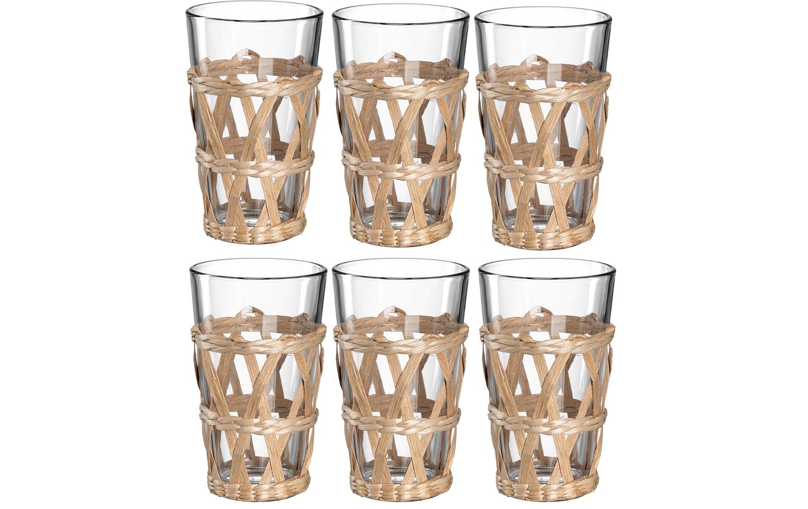 LEONARDO Garda Trinkglas – 0,50 l, Glas, Transparent, 6 Stück