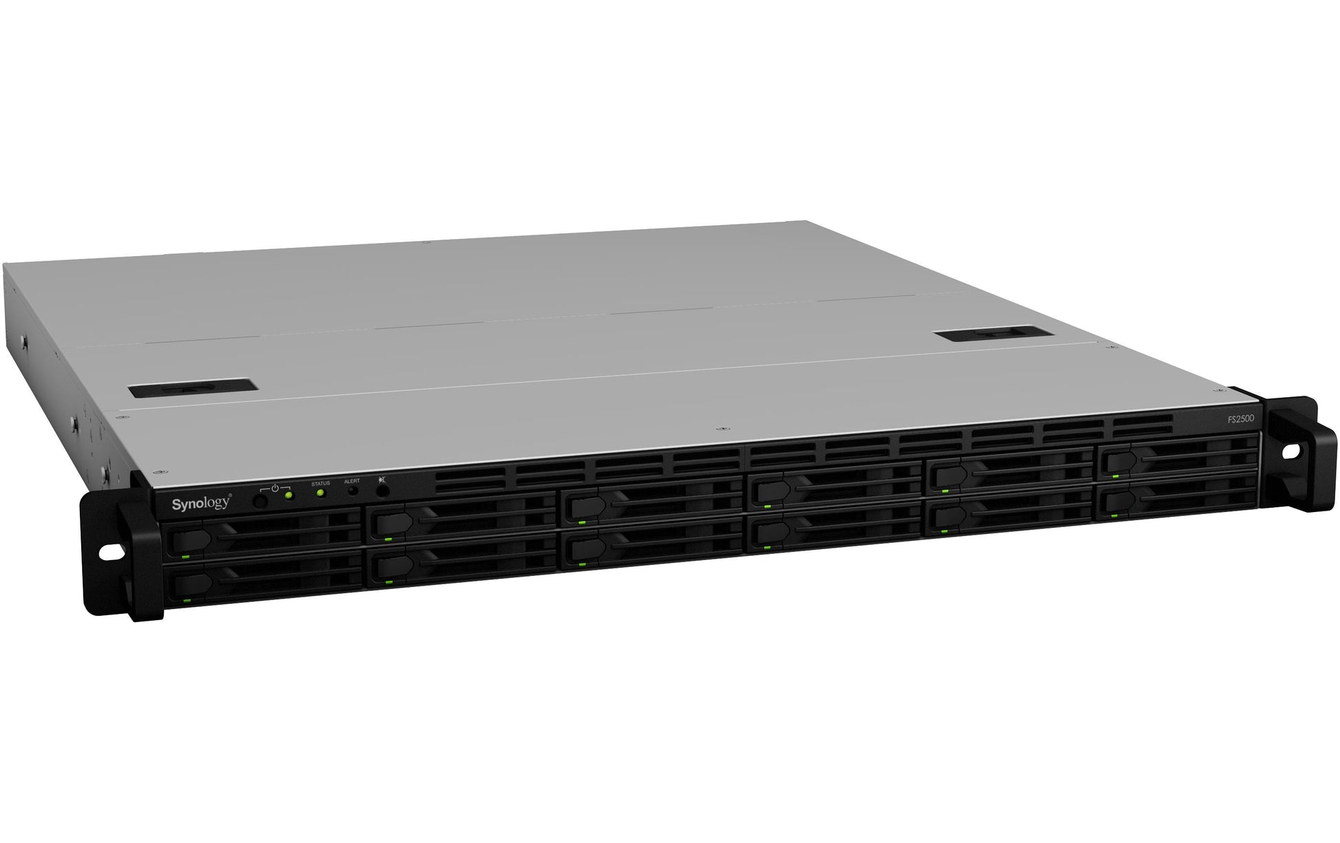Synology FlashStation FS2500 – 12-Bay Rack 1U NAS – AMD Ryzen V1780B, 8 GB RAM, 10GbE