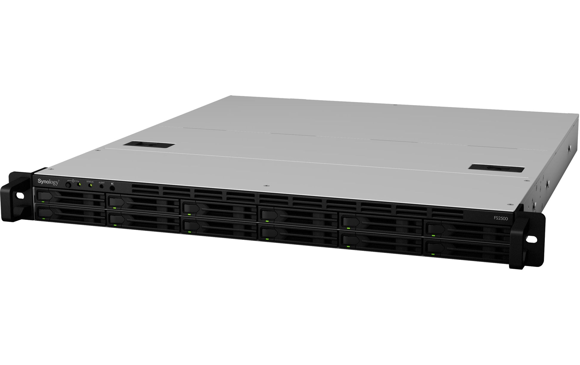 Synology FlashStation FS2500 – 12-Bay Rack 1U NAS – AMD Ryzen V1780B, 8 GB RAM, 10GbE