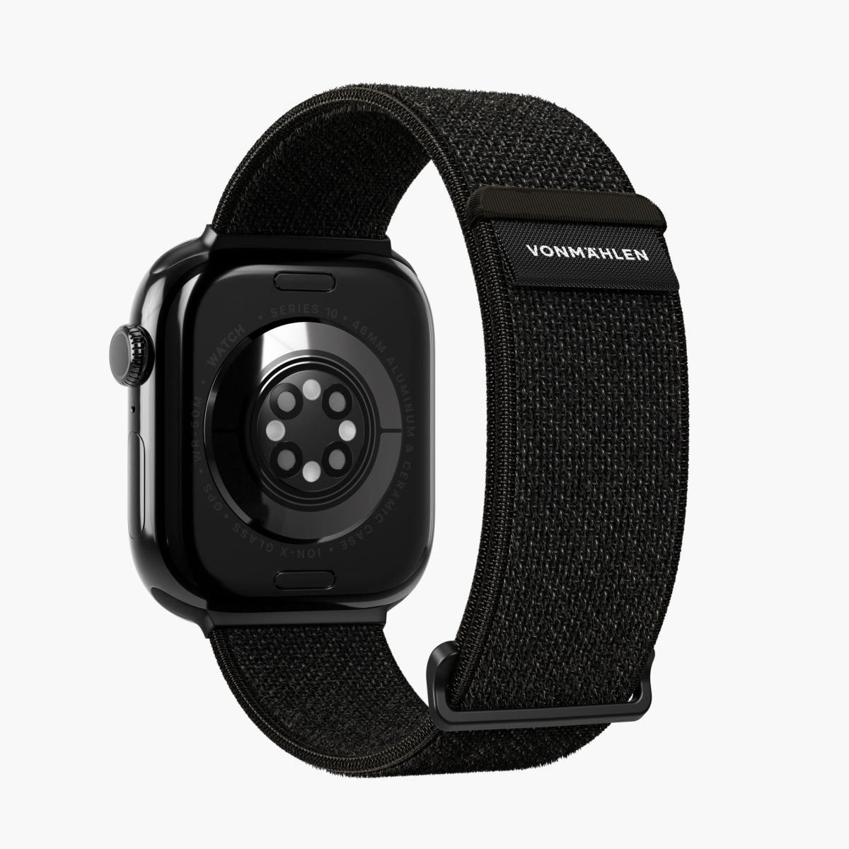 Vonmählen Fitness Loop 2 – Armband – für Apple Watch 40/41/42 mm, Schwarz, Nylon