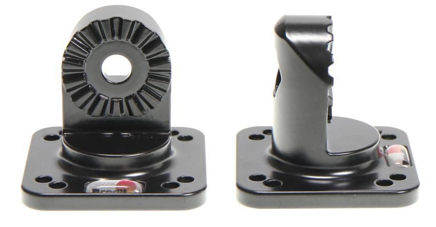 Brodit VESA-Adapterplatte – VESA 50×50 mm – Schwarz – für verstellbare Pedestal-Mounts