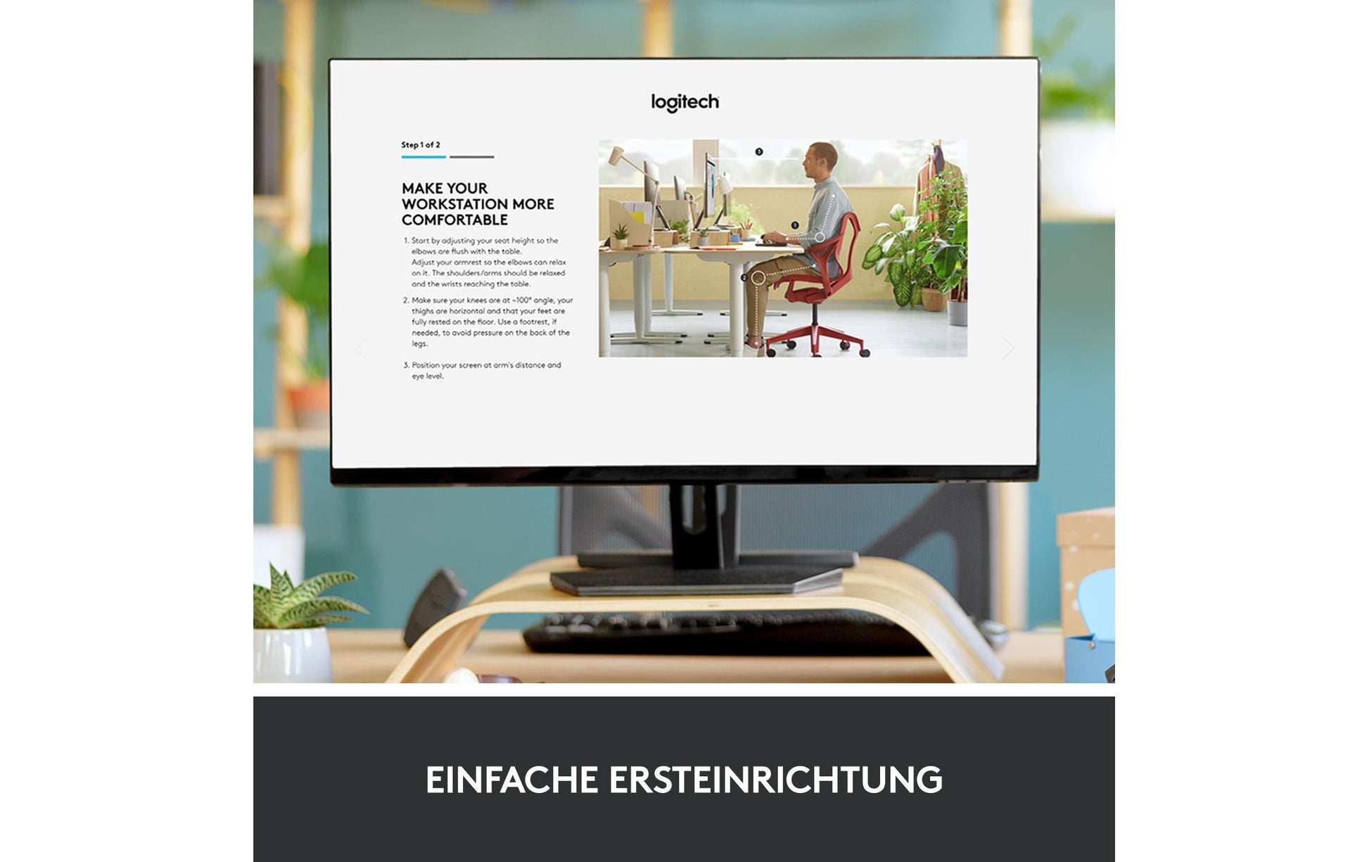 Logitech ERGO K860 – Tastatur, US-Layout (EN), ergonomisch, Grau
