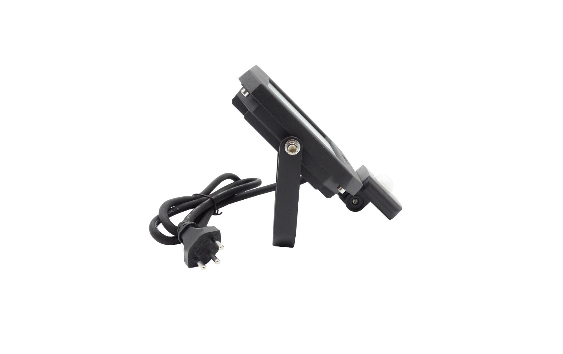 NORDRIDE Wandleuchte Flat – 15,5 × 16,8 cm, 1100 lm, 10 W, 5000 K, IP54, Schwarz, Bewegungssensor (PIR), Dämmerung