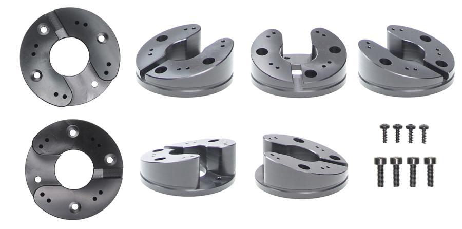 Brodit 215568 – Spezial-Zubehör – 15° geneigt, Höhe 26 mm – für Kabeldurchführung – Schwarz