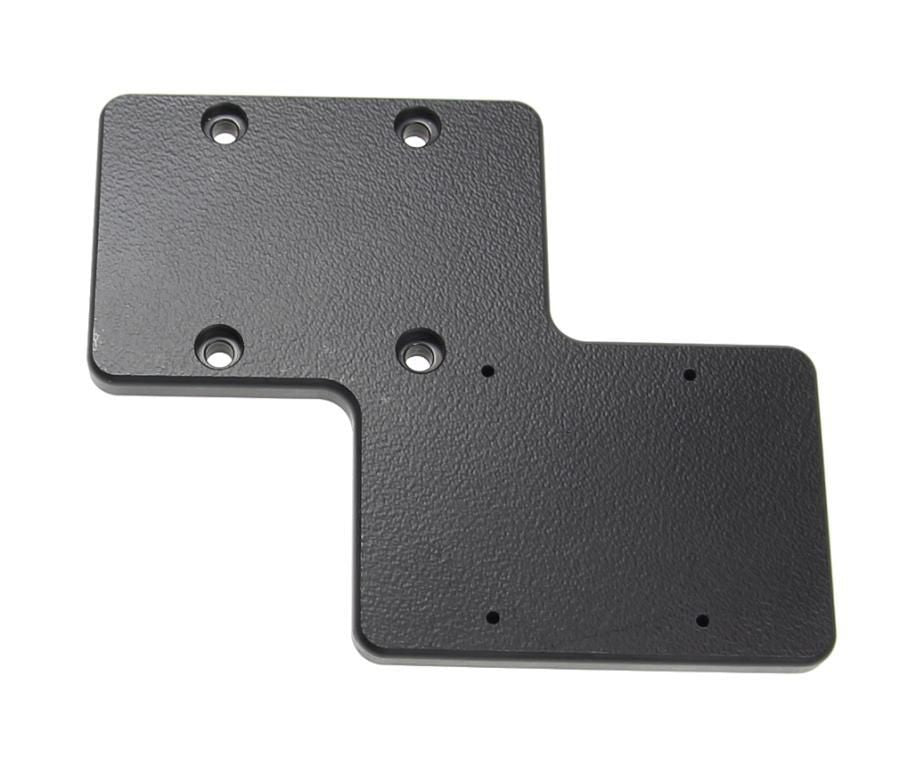 Brodit Montageplatte – Universal – Schwarz, Metall