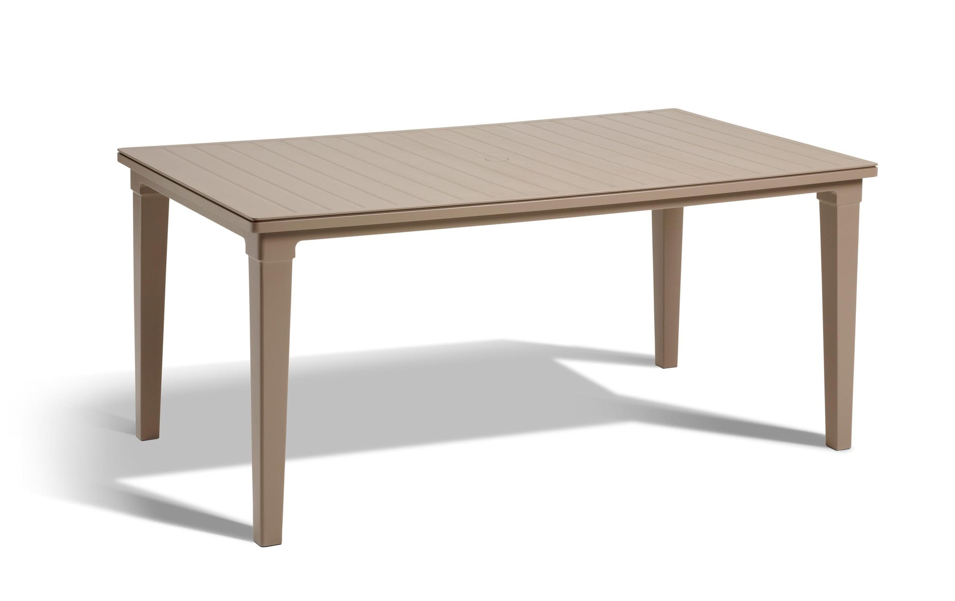 Allibert Tisch – Hellbraun – Kunststoff – Tisch 165 × 94 × 74 cm