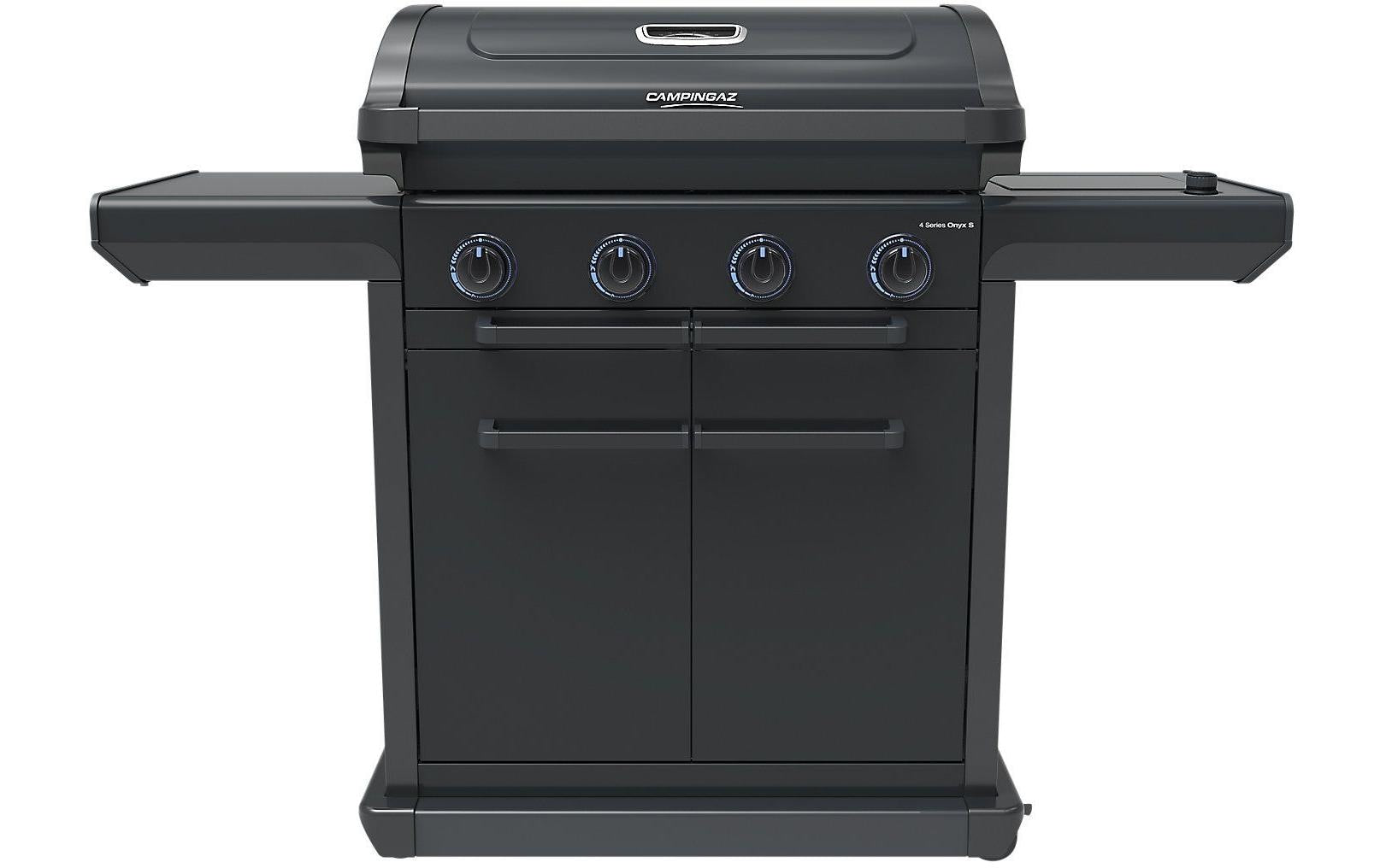 Campingaz Gasgrill 4 Series Onyx S – 4 Brenner, 15,9 kW, Grillfläche 3'312 cm² – Schwarz