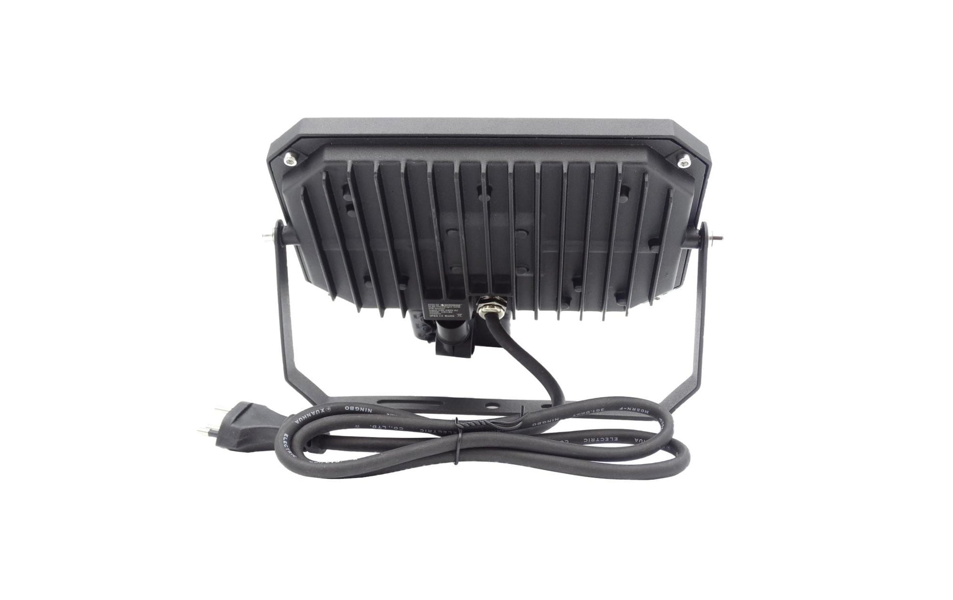 NORDRIDE Aussenwandleuchte – 50 W – Neutralweiss, 5000 K – IP54 – Netzbetrieb – mit Bewegungsmelder – Schwarz