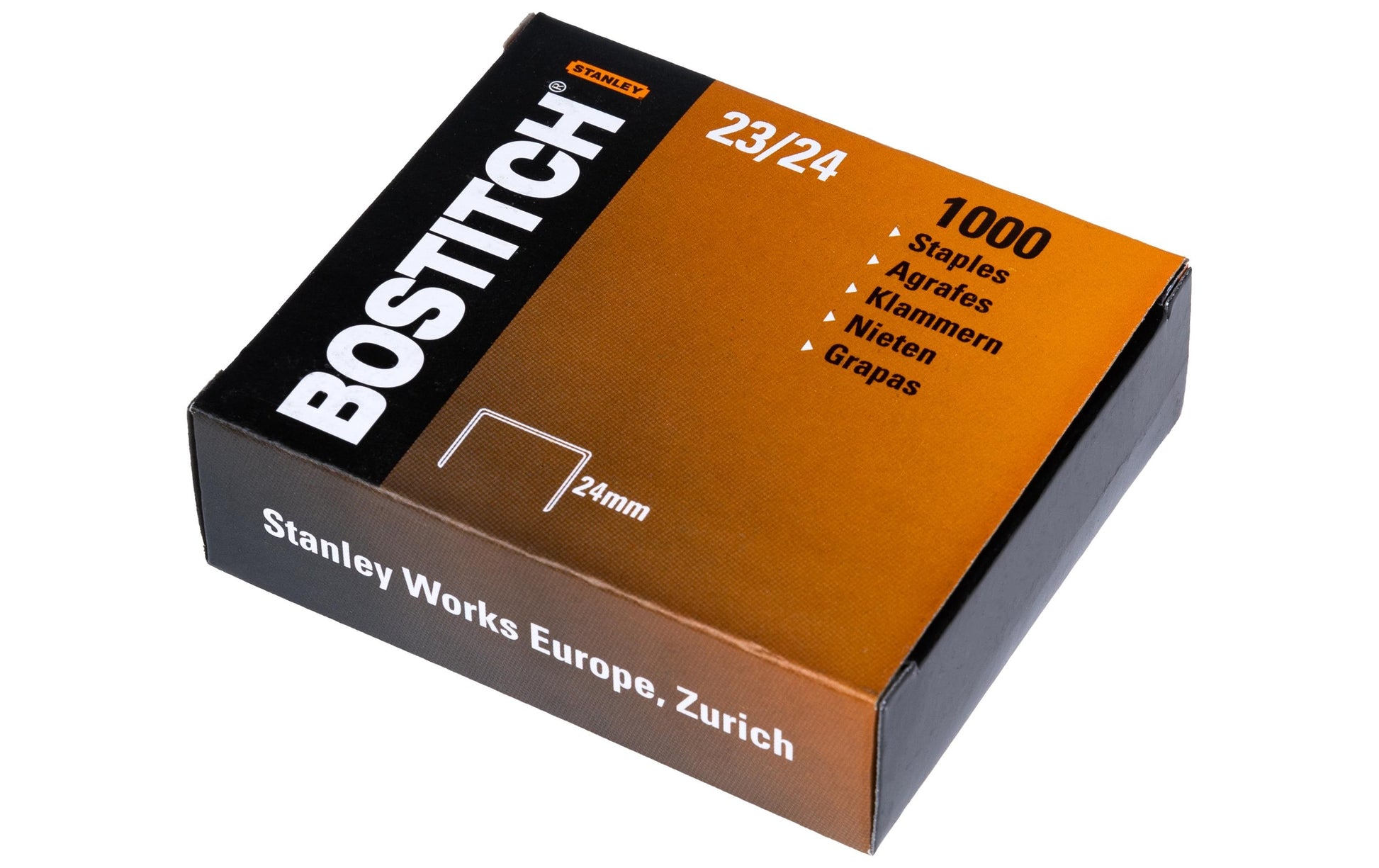 Bostitch Heftklammern – 23/24, 1'000 Stück, Stahl – für HD-12F, HD-23L17, 00540 (B540)
