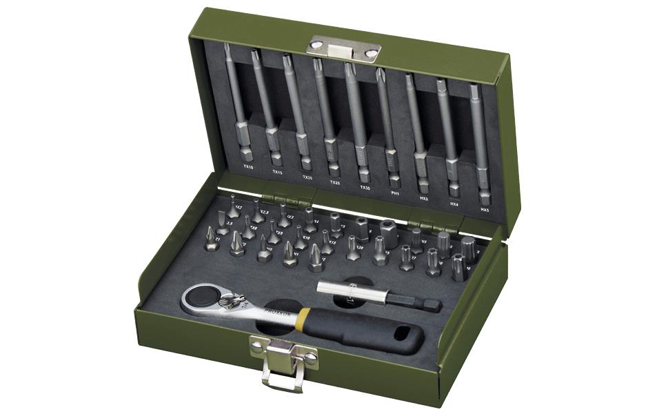 Proxxon Schrauberbit-Set 1/4" SL, 36-teilig