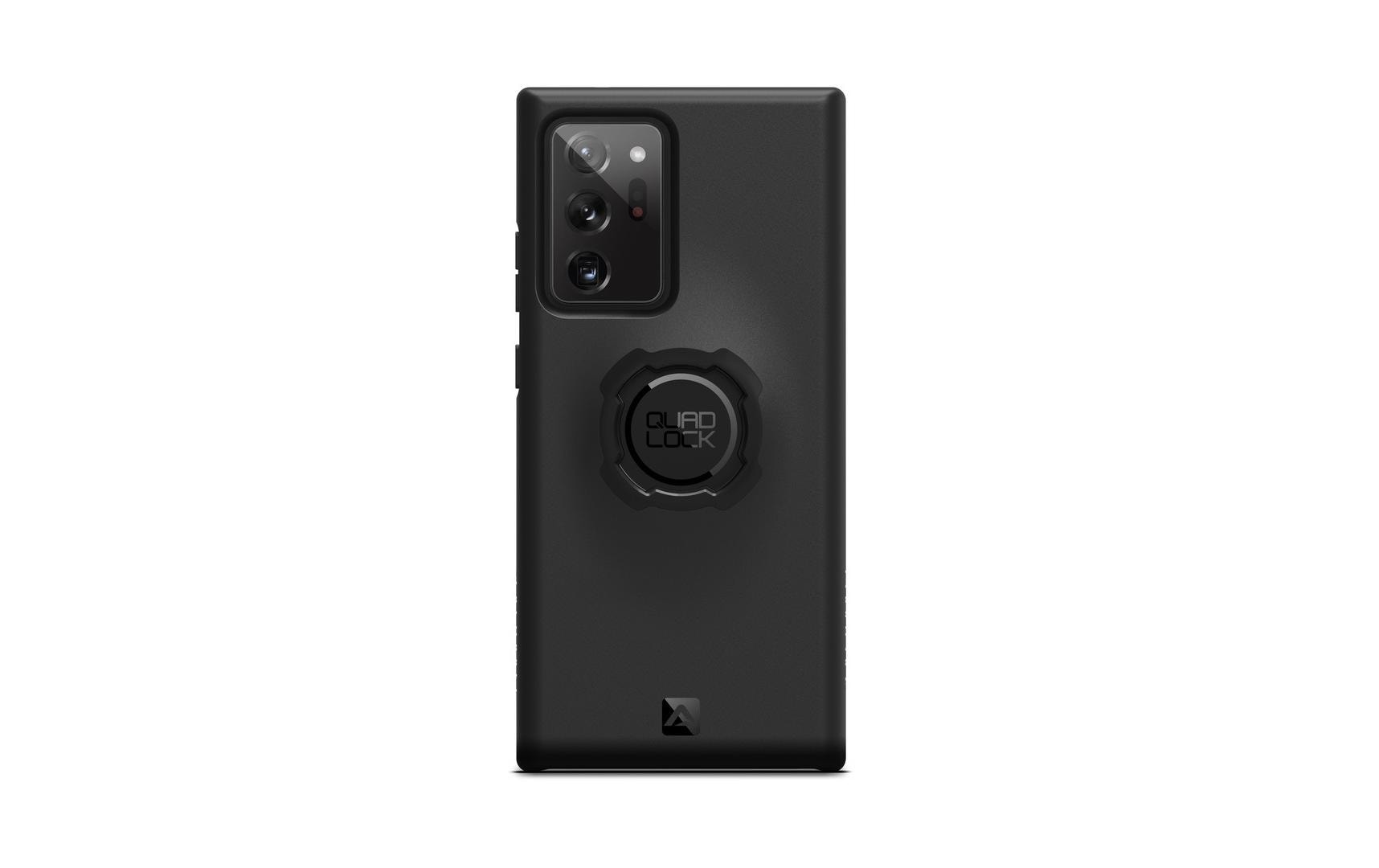 Quad Lock Backcover – für Samsung Galaxy Note 20 Ultra, Mikrofaser+PC+TPU, schwarz, kabelloses Laden