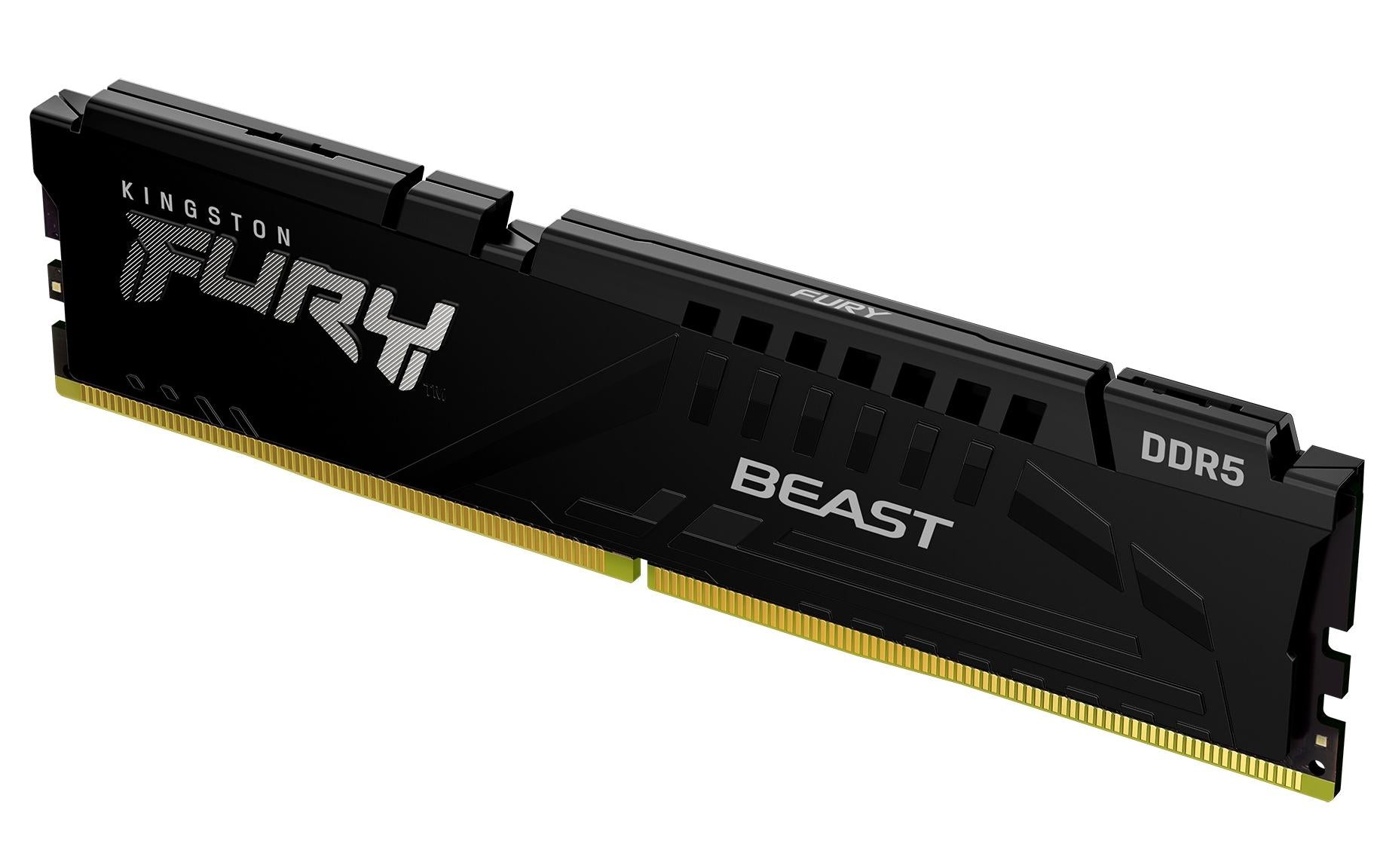 Kingston Technology Kingston FURY Beast – Arbeitsspeicher – 128 GB (4×32 GB), DDR5 5600 MT/s, CL40, XMP 3.0, Schwarz