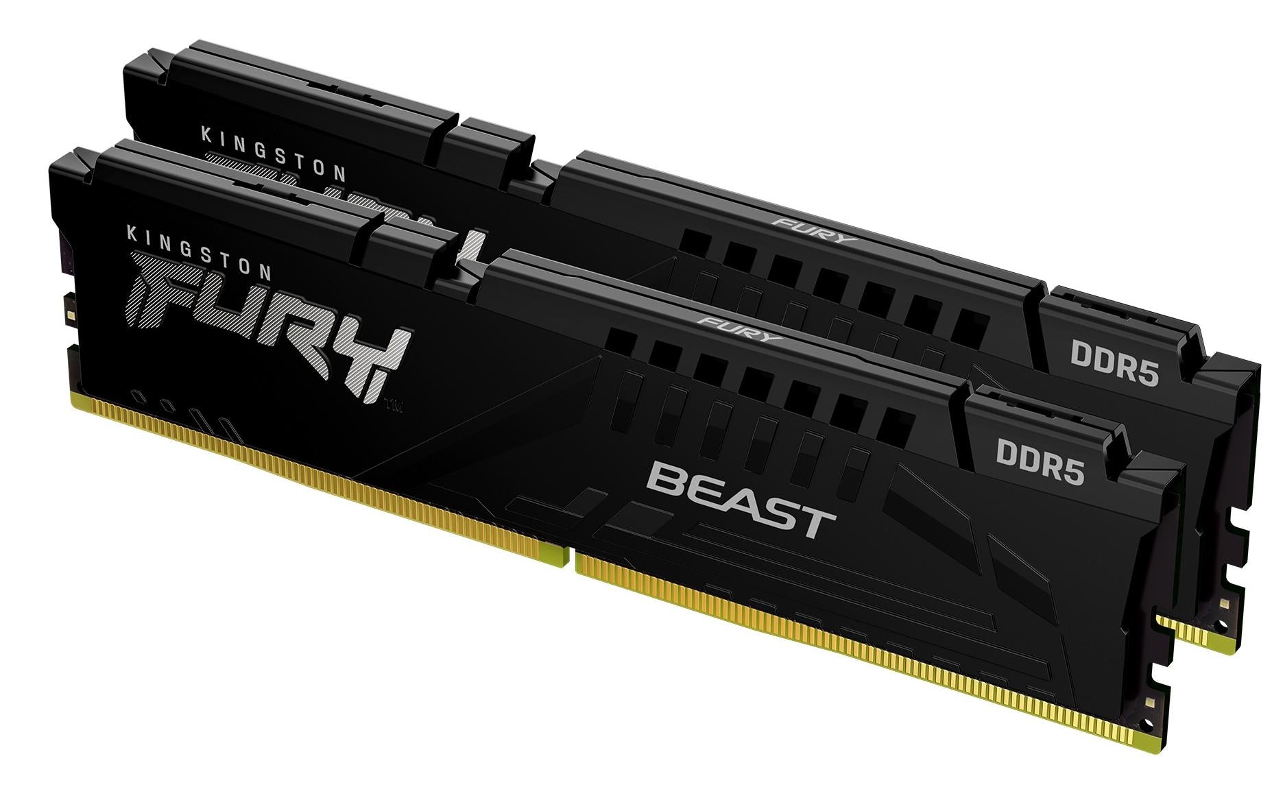 Kingston Technology Kingston FURY Beast – 32 GB (2×16 GB), DDR5 5600 MT/s CL40, 288-poliger DIMM – für PC