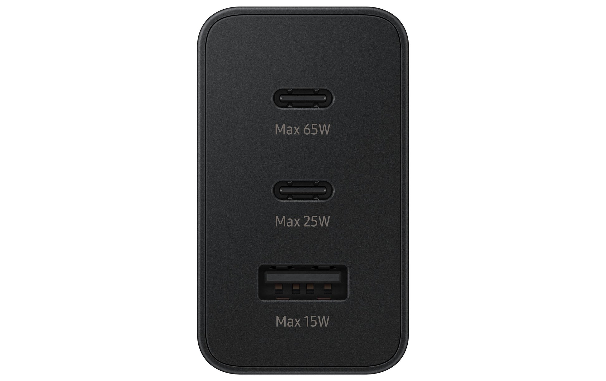 Samsung EP-T6530 USB-Desktop-Ladegerät 65 W – USB-C×2, USB-A×1 – Schwarz