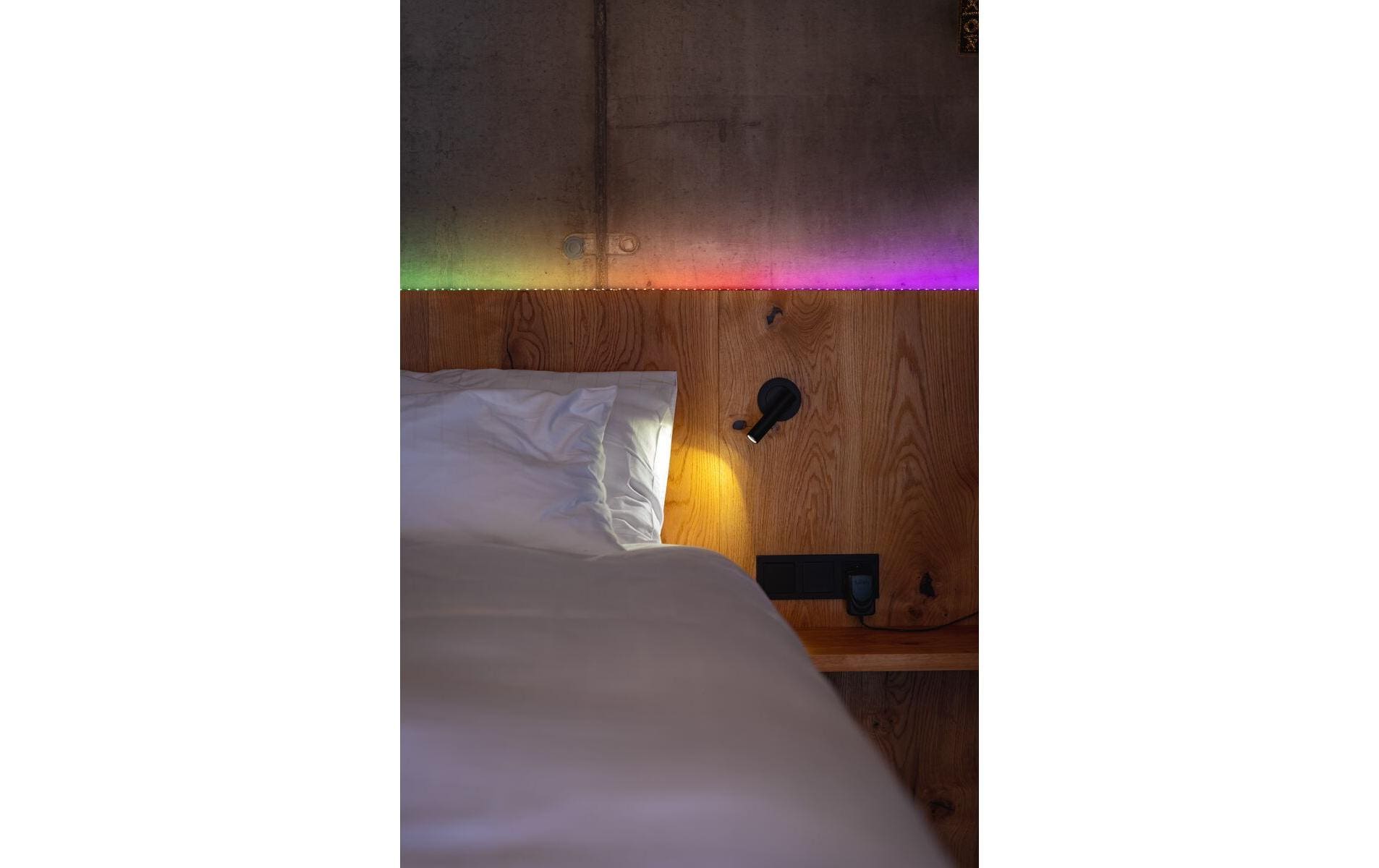 Twinkly LED-Strip 1,5 m – Erweiterung, RGB, WLAN/Bluetooth – für Twinkly Line – IP20 – 1 Stk. – Schwarz