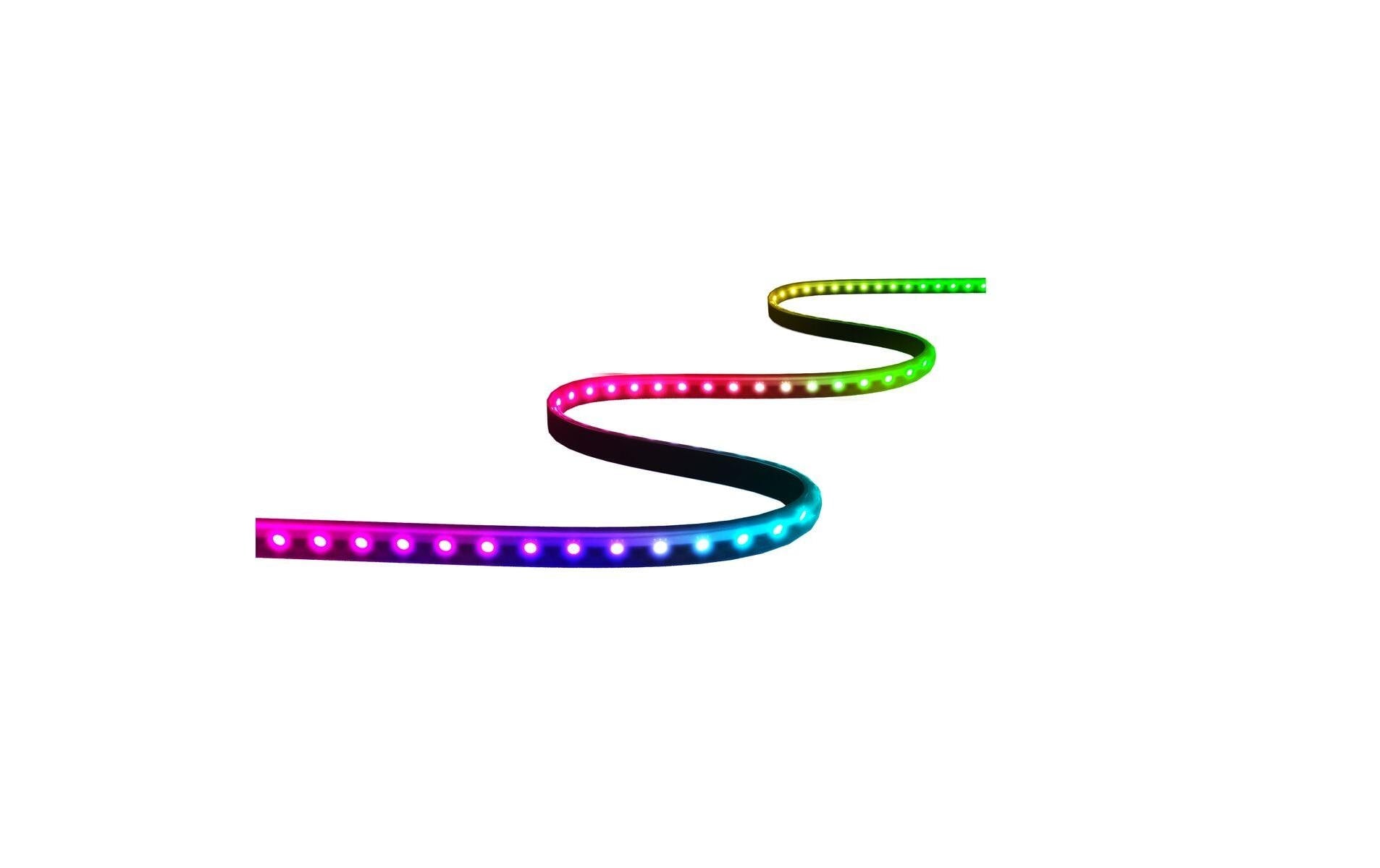 Twinkly LED-Strip 1,5 m – Erweiterung, RGB, WLAN/Bluetooth – für Twinkly Line – IP20 – 1 Stk. – Schwarz