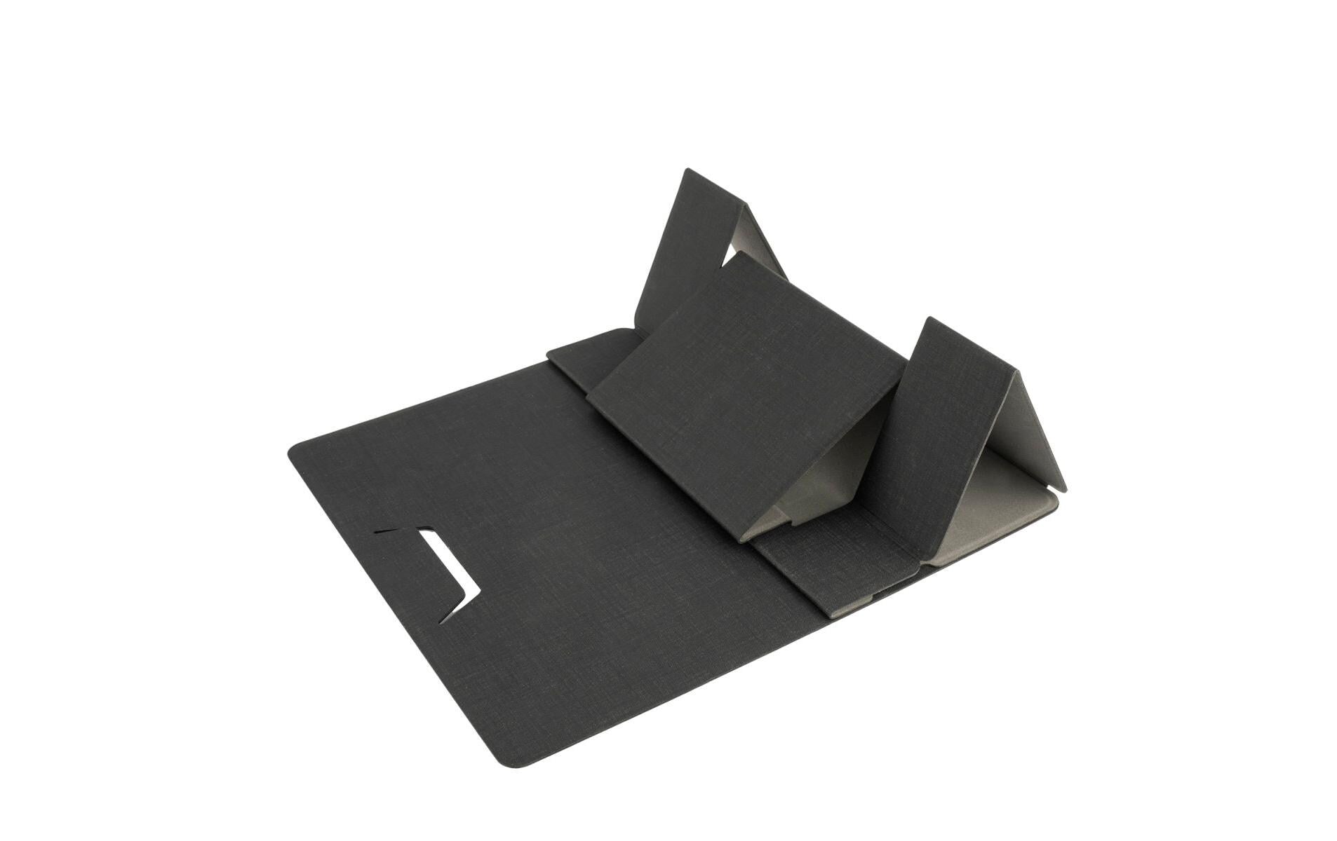 4smarts ErgoFold Tablet-Ständer – für Tablets und Notebooks – faltbar – Schwarz