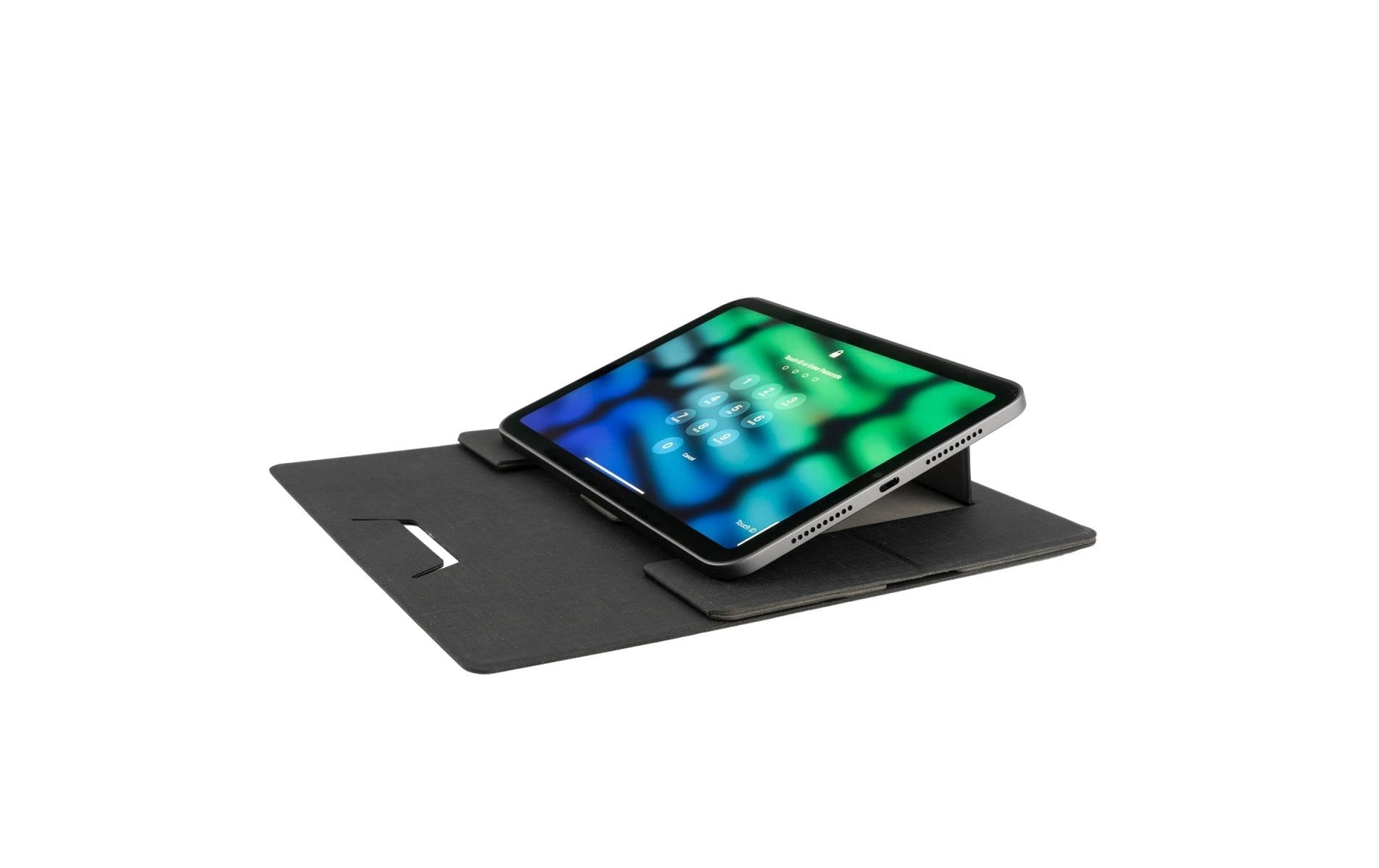 4smarts ErgoFold Tablet-Ständer – für Tablets und Notebooks – faltbar – Schwarz