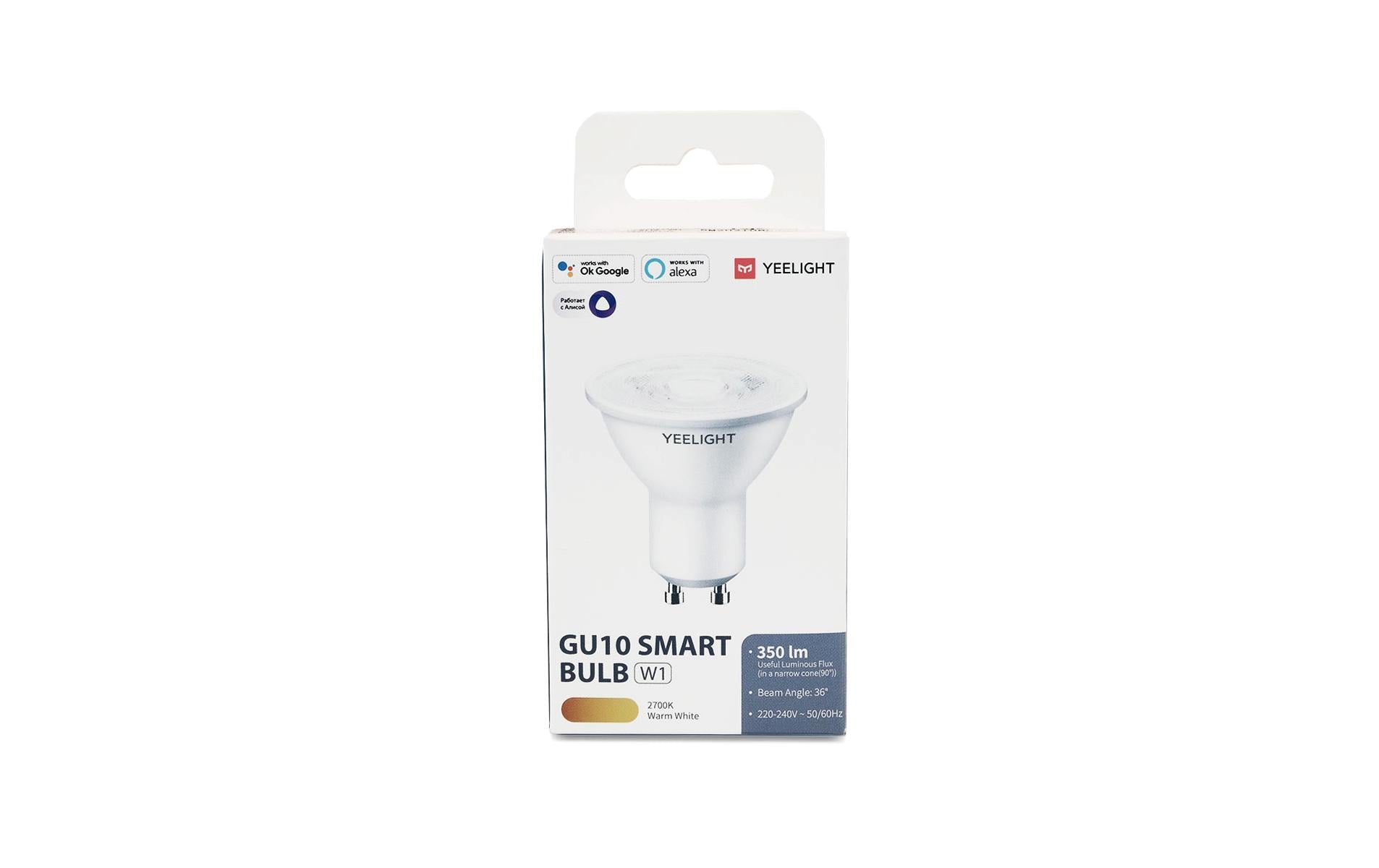Yeelight Smart-Leuchtmittel GU10 – Warmweiss 2700 K, 350 lm, 4,8 W, WLAN – für Samsung SmartThings – IP20