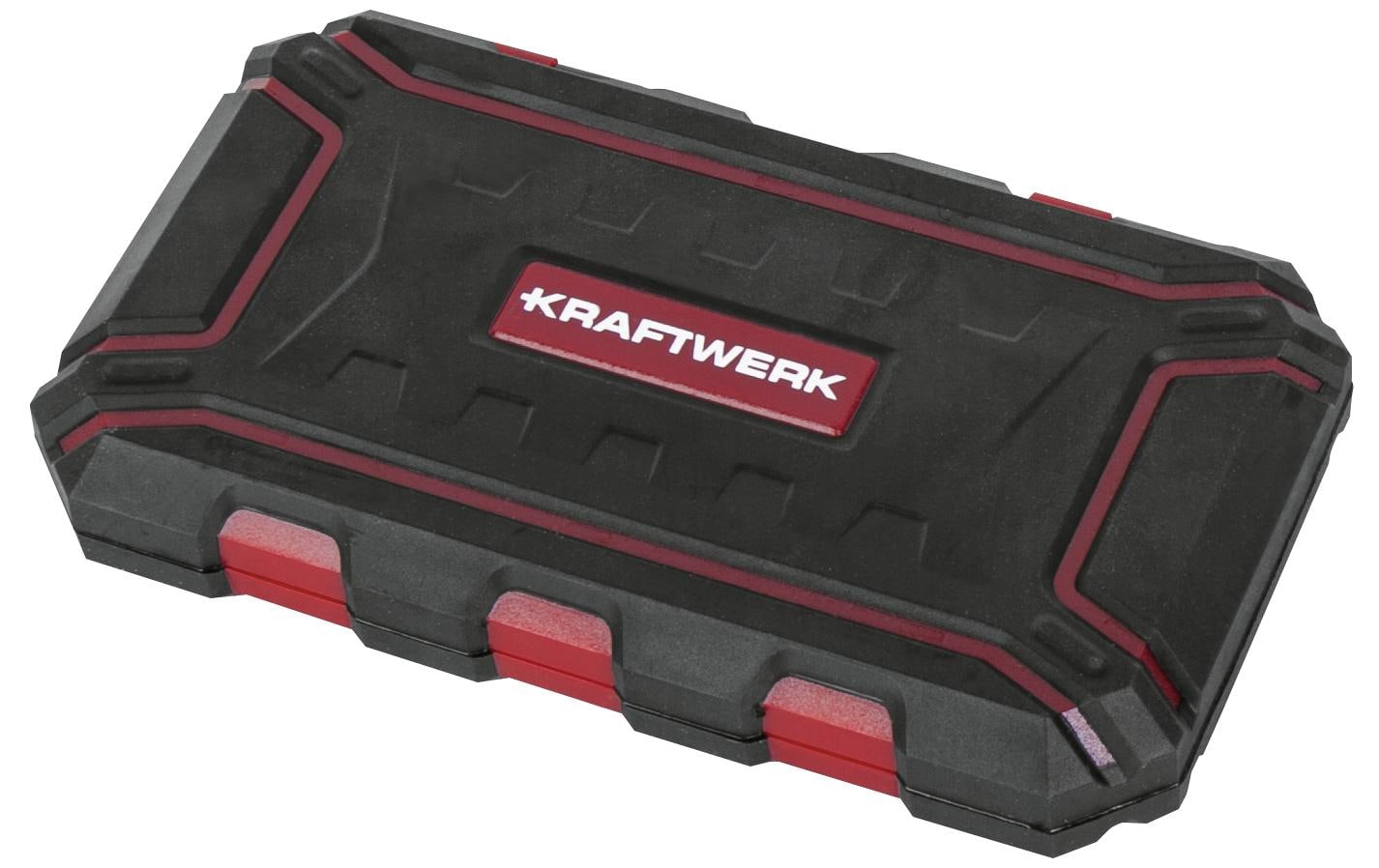 KRAFTWERK Taschenwaage 601.200.001 – Tragkraft 200 g, Teilung 0,03 g, Batterie, Rot
