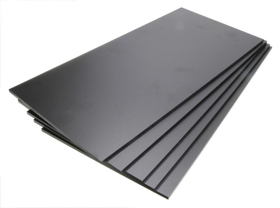 Brodit Spezial-Zubehör – 5er Pack, Schwarz, ABS, 200 × 5 × 420 mm