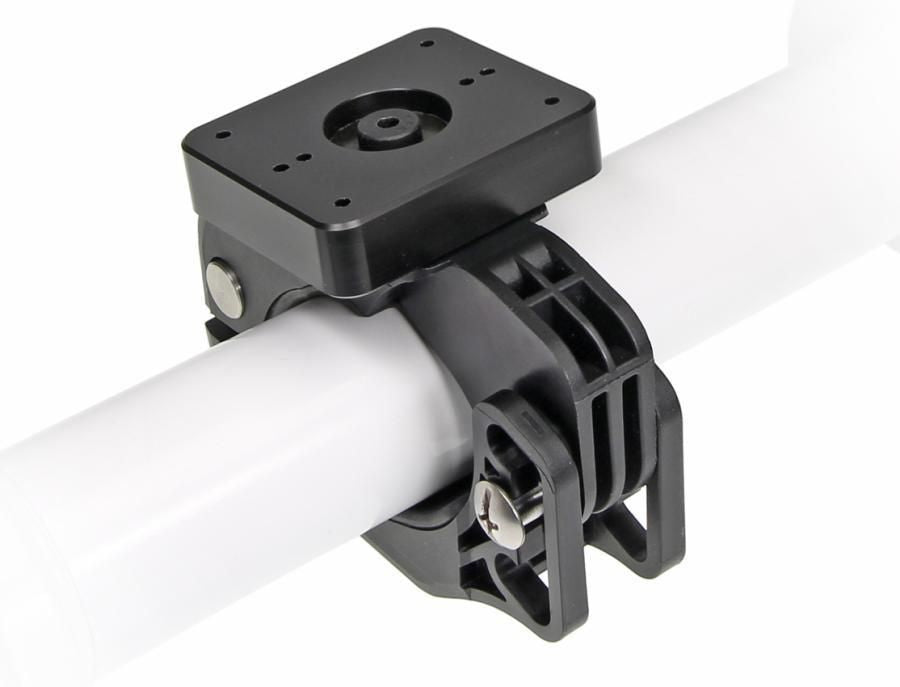 Brodit BarGrip XL 215945 – Rohrhalterung mit Platte 50×42 mm, für Rohre Ø 31–50 mm, Schwarz