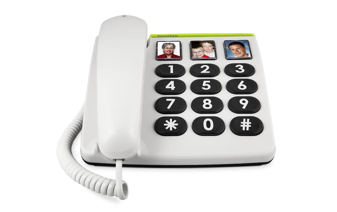 Doro PHONEEASY 331PH – DECT, schnurgebunden, weiss