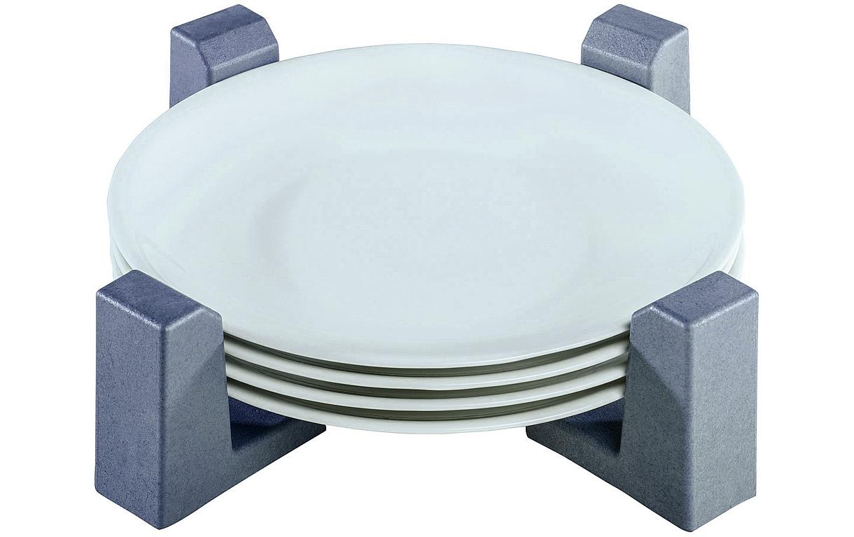 purVario Ablageschale – Kunststoff – Anthrazit – 2-teiliges Set
