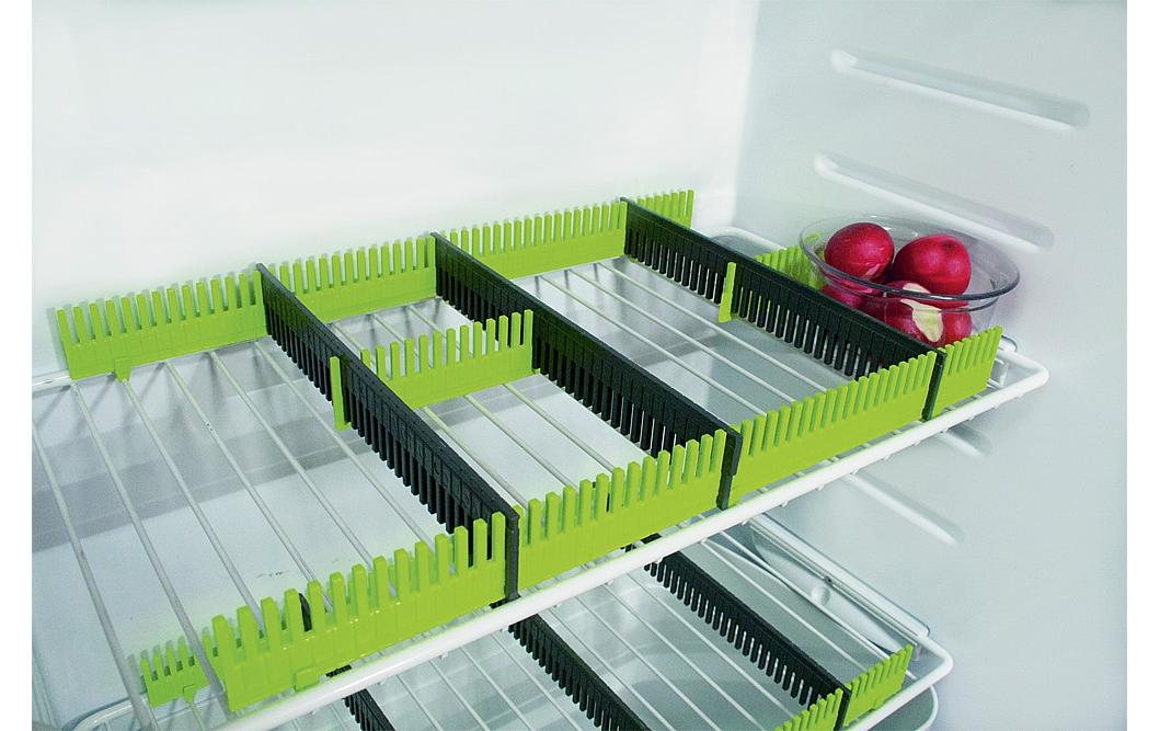 purVario Trennleiste – 33 × 3 cm – für Wohnwagen/Van, Kunststoff, Grau