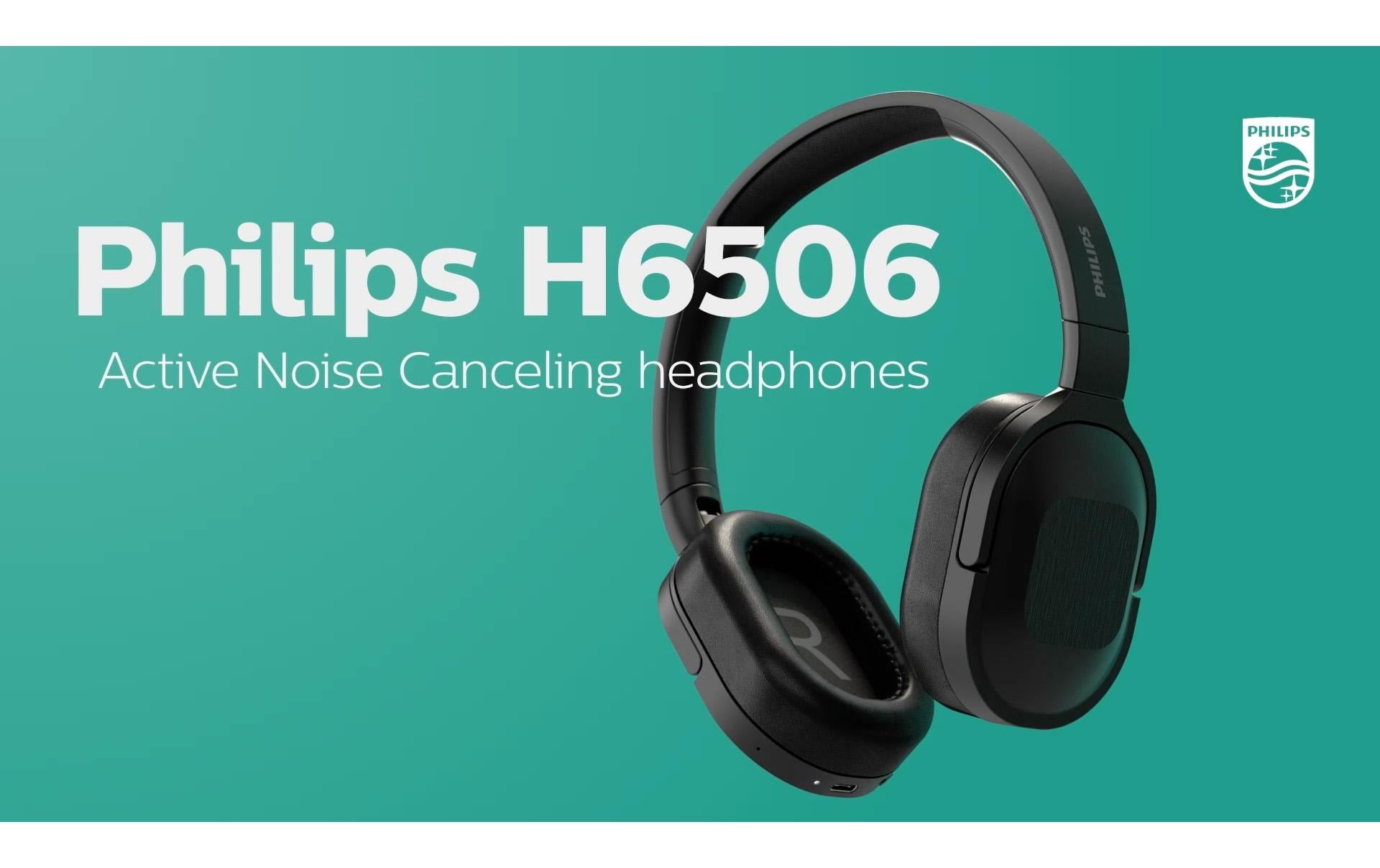 Philips TAH6506BK/00 – Over-Ear Headset – Bluetooth, ANC – Schwarz – bis zu 30 h
