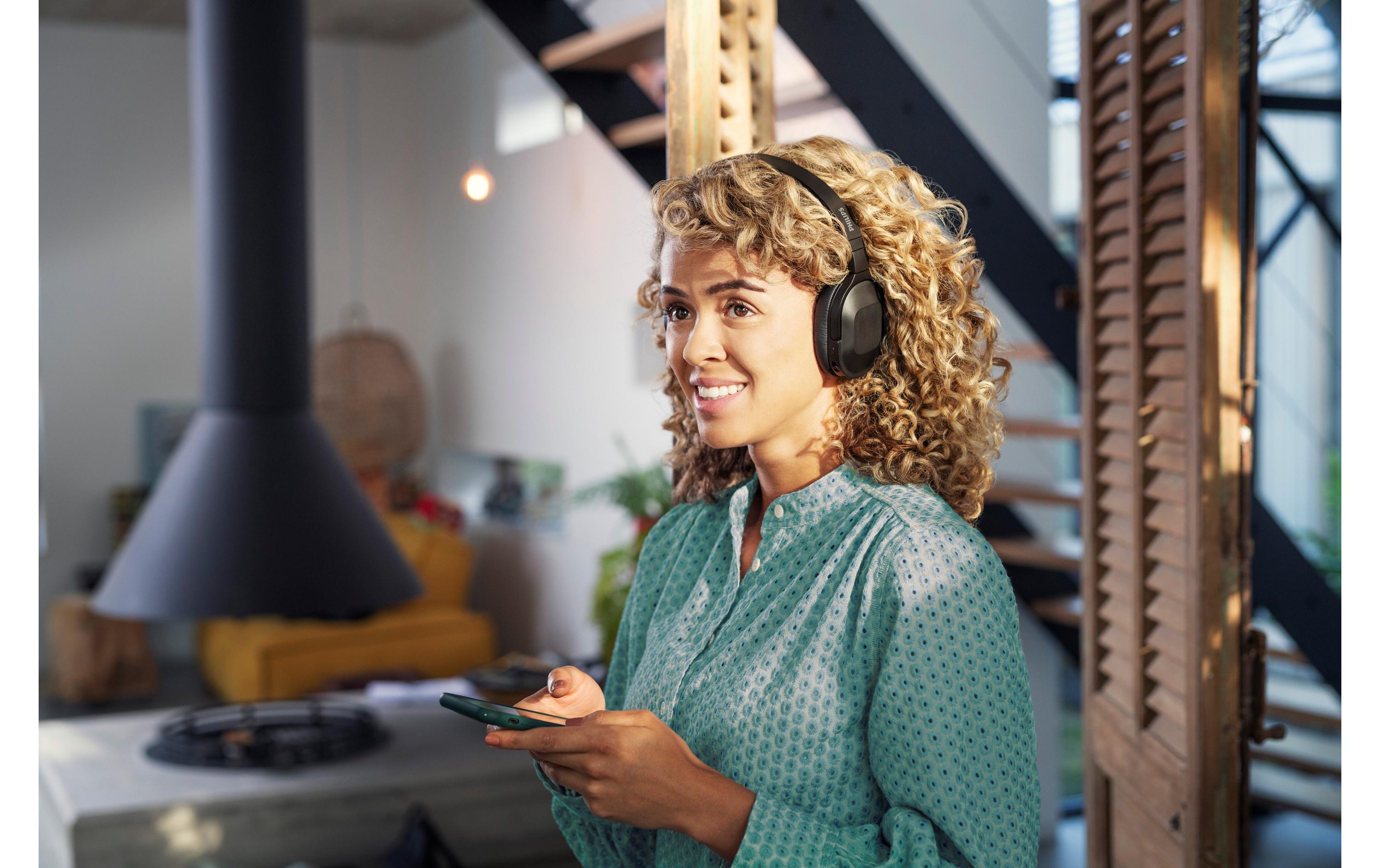 Philips TAH6506BK/00 – Over-Ear Headset – Bluetooth, ANC – Schwarz – bis zu 30 h