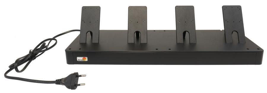 Brodit Ladestation – 4× USB, mit Netzkabel