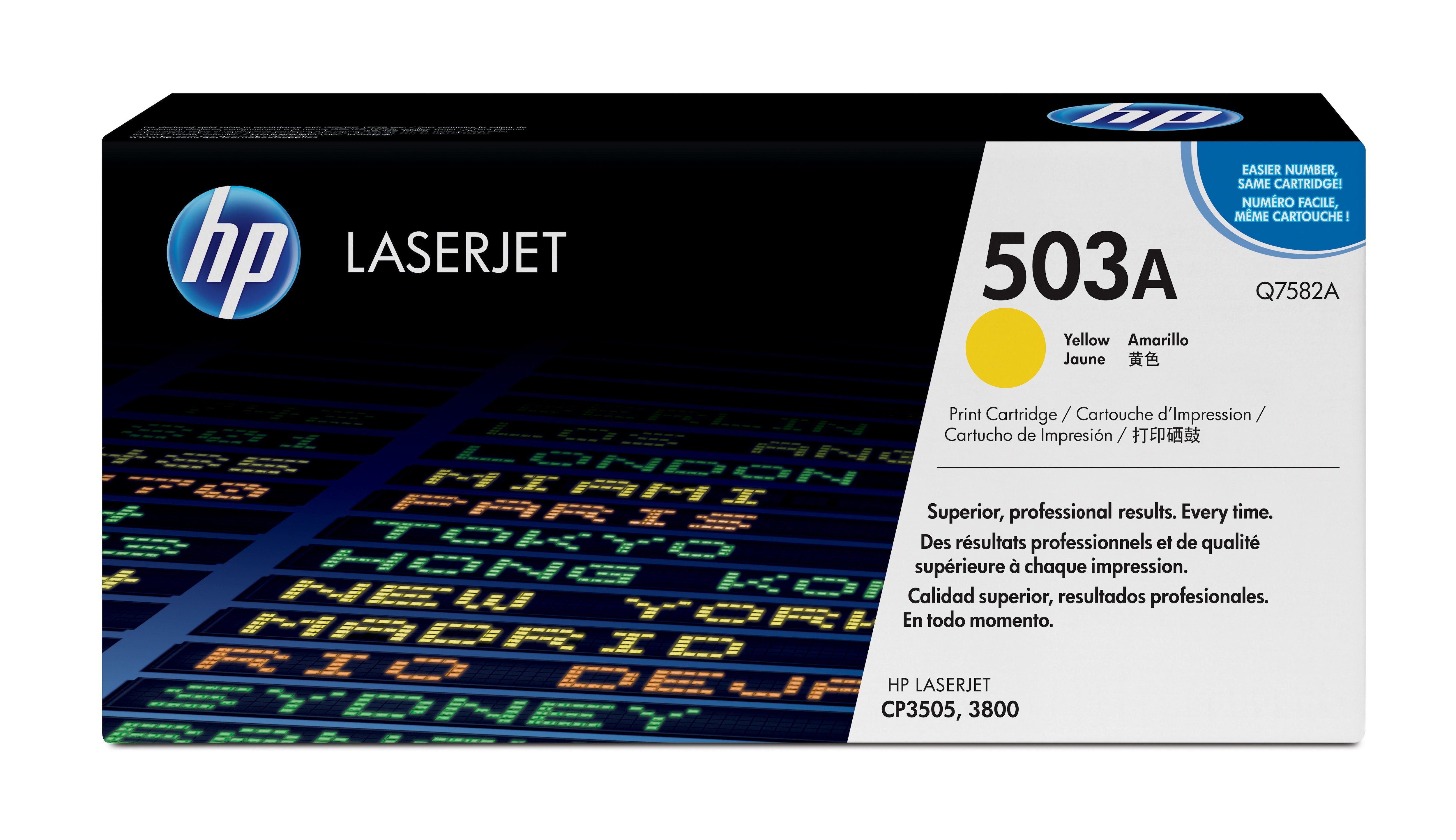 HP 503A (Q7582A) Gelber Toner – Original – 6'000 Seiten – für HP