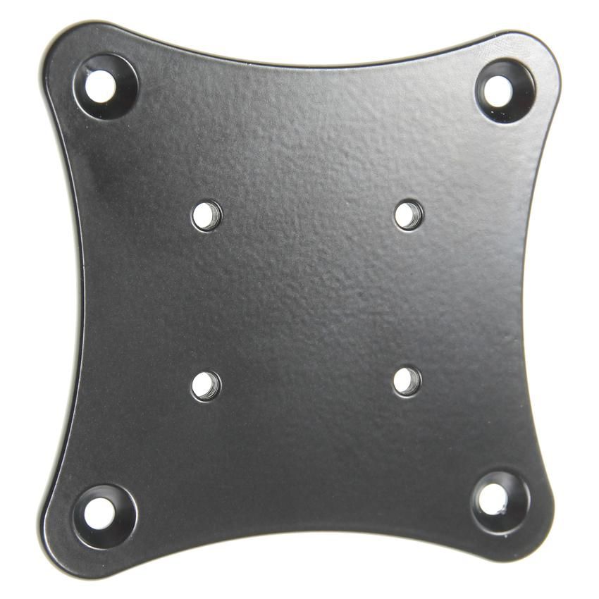 Brodit 215988 – VESA-Adapterplatte – VESA 75×75 mm – Aluminium, Schwarz