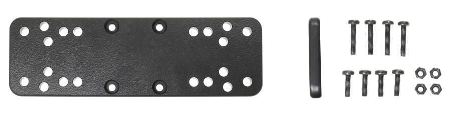 Brodit Platte, 160×50×7 mm – für Lowrance – Schwarz, Metall