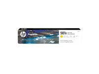 HP Tintenpatrone 981X, Gelb, 10'000 Seiten – für Tintenstrahldrucker/Multifunktionsgeräte
