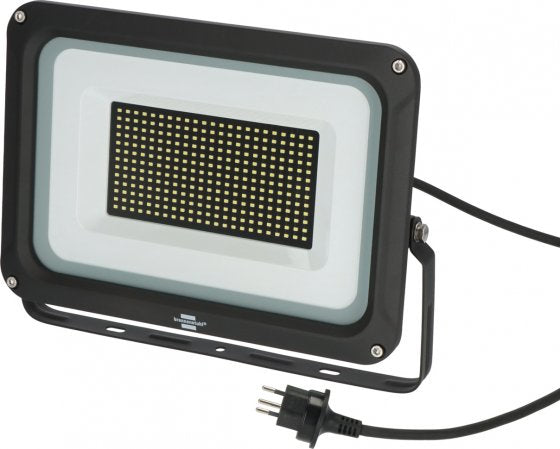 Brennenstuhl Aussenwandleuchte – 17'500 lm, 150 W, Kaltweiss, 6500 K, IP65, Netzbetrieb, Schwarz, Metall