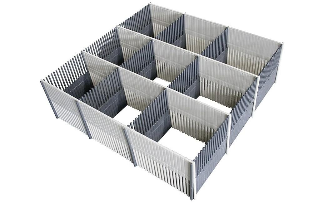 purVario 100 MAXXI Aufbewahrungskorb – Kunststoff – Anthrazit – 30 × 100 × 330 mm – für Schrankschublade